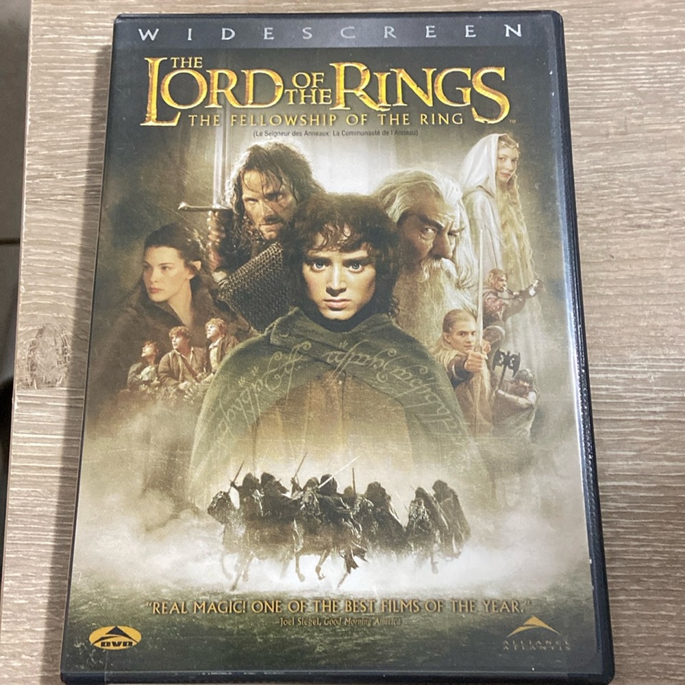 The Lord of the Rings: The Fellowship of the Ring Widescreen DVD